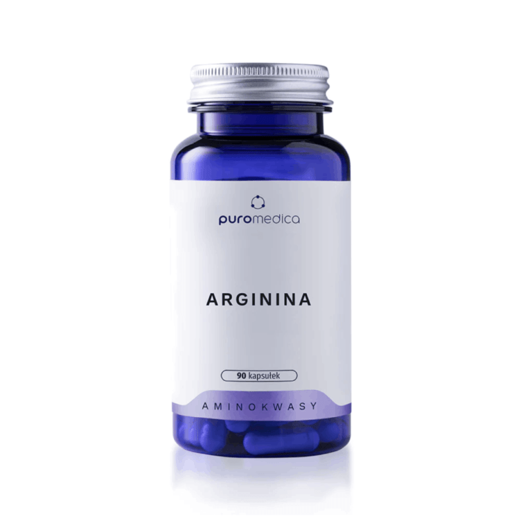Arginina - aminokwas - Puromedica - 90 kapsułek