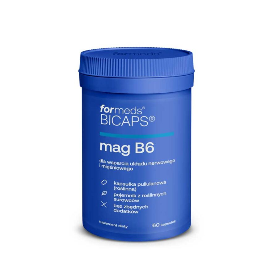 Bicaps Mag B6 - cytrynian magnezu - Formeds - 60 kapsułek