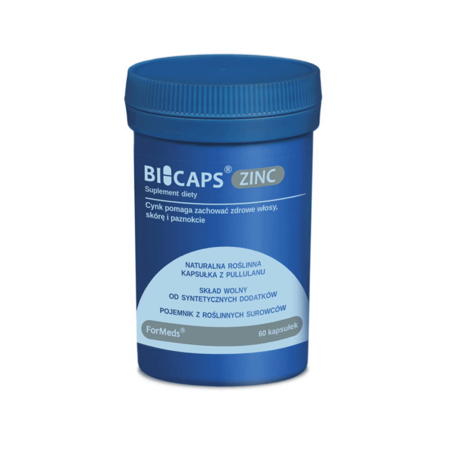 Bicaps Zinc - Cynk 25 mg - ForMeds - 60 kapsułek