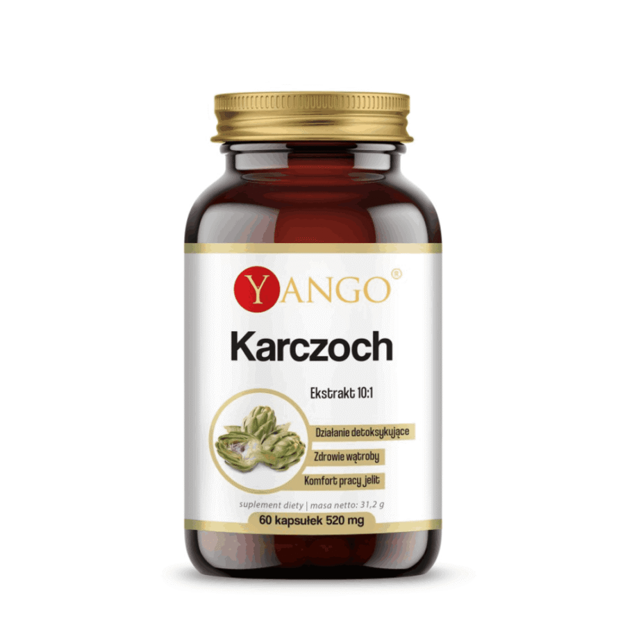 Karczoch ekstrakt - Yango - 60 kapsułek