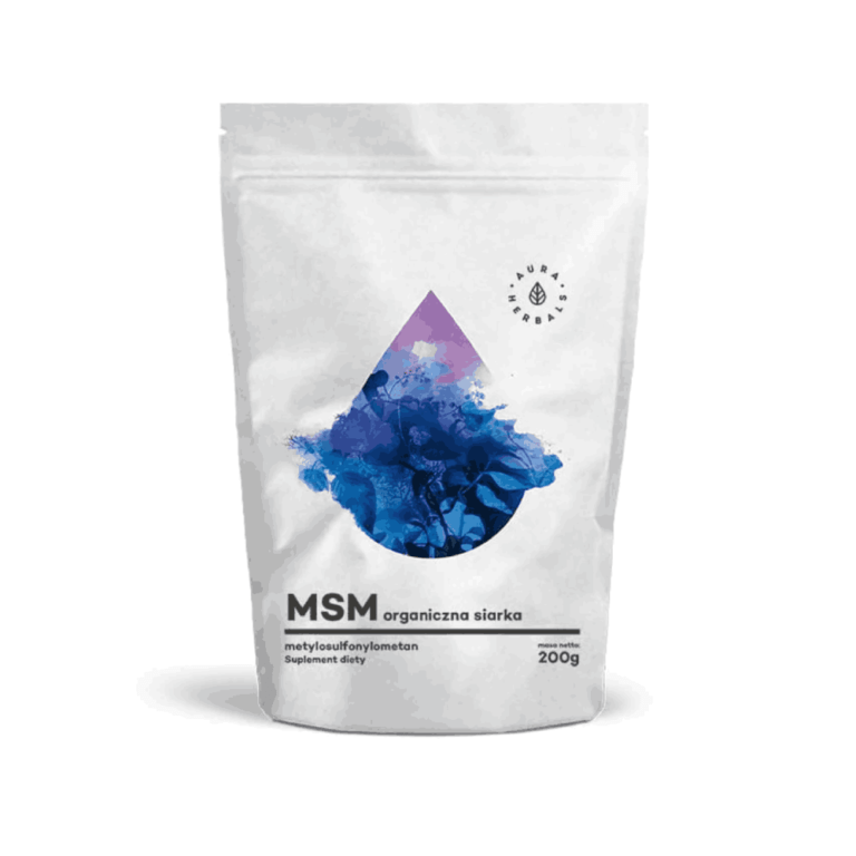 MSM organiczna siarka - Aura Herbals - 200 g