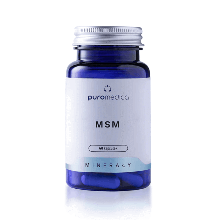MSM - siarka organiczna - Puromedica - 60 kapsułek