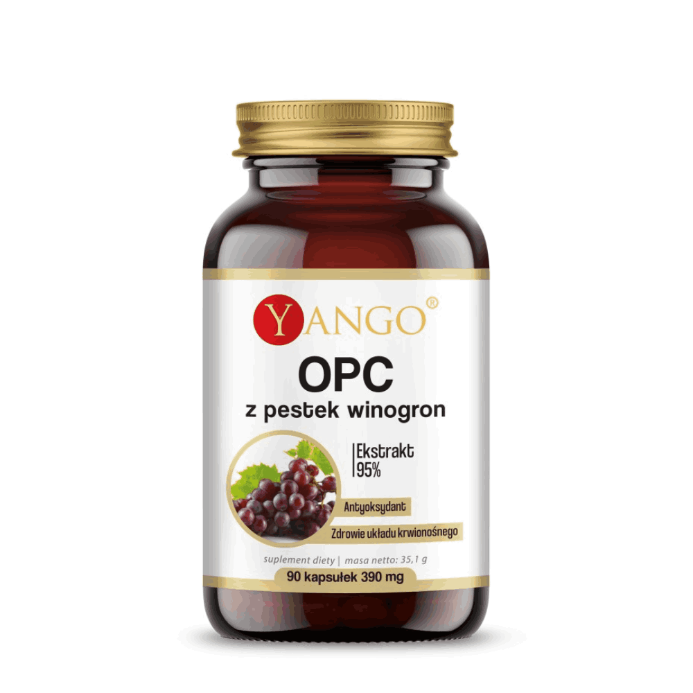 OPC z pestek winogron -Yango - 90 kapsułek