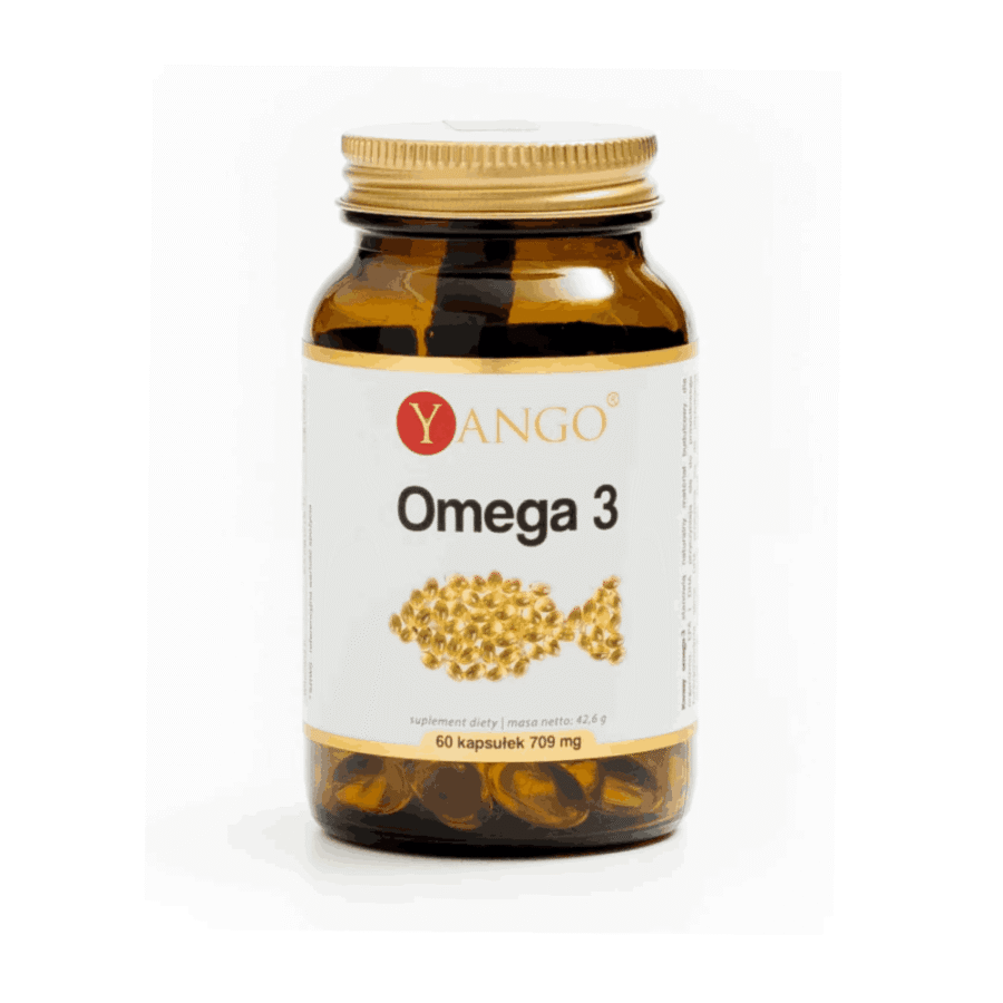 Omega 3 - 500 mg 35% EPA i 25% DHA - Yango - 60 kapsułek