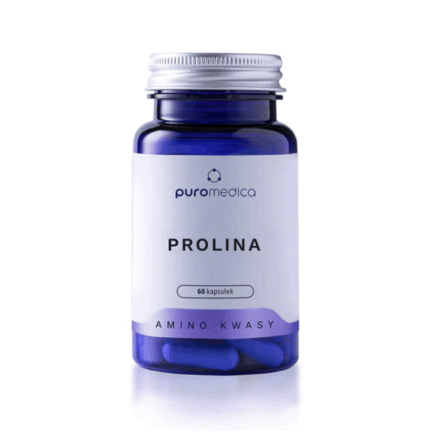 Prolina - aminokwas - Puromedica - 60 kapsułek