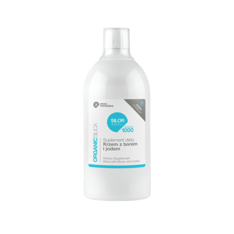 Silor + B + J krzem z borem i jodem Organic - Invex Remedies - 1000 ml