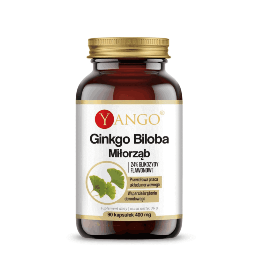 Ginkgo Biloba - Yango - 90 kapsułek