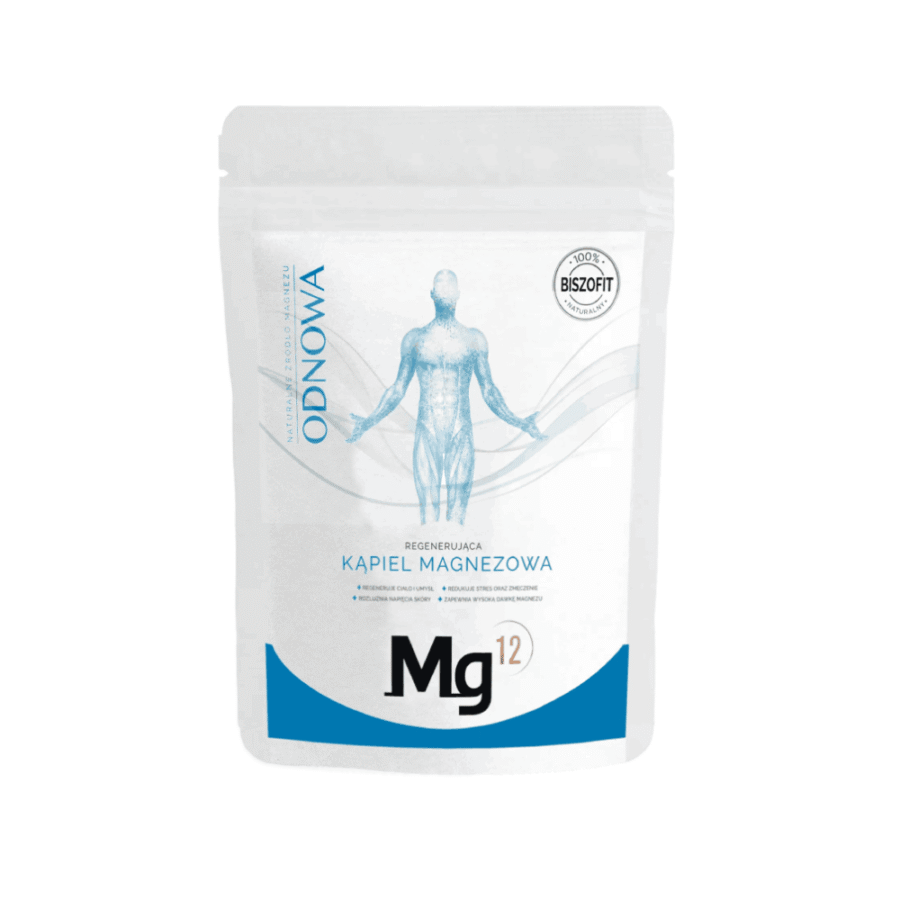 Mg12 Odnowa regenerujące płatki magnezowe do kąpieli - Biszofit - 1kg