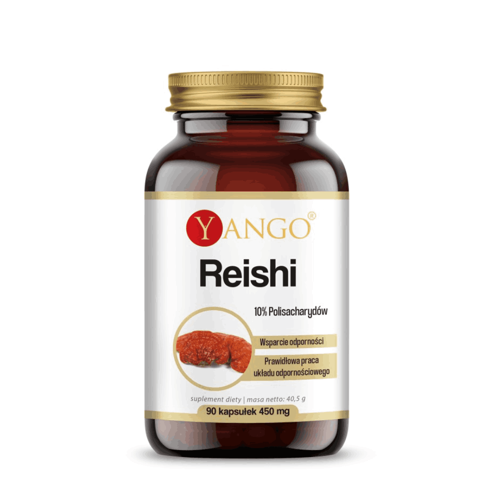 Reishi - Yango - 10% polisacharydów - 90 kapsułek