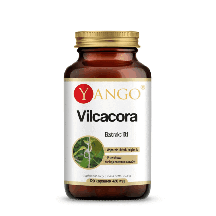 Vilcacora ekstrakt 660 mg - czepota puszysta - Yango - 90 kapsułek