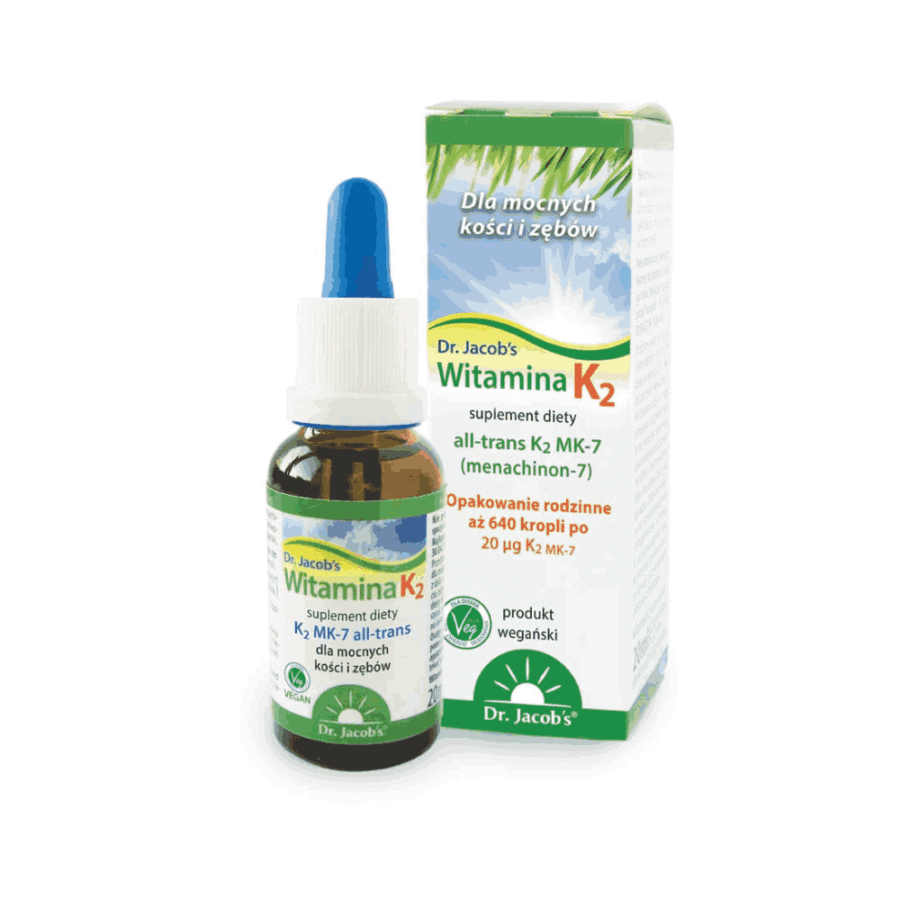 Witamina K2MK7 - Dr. Jacob's - 20 ml