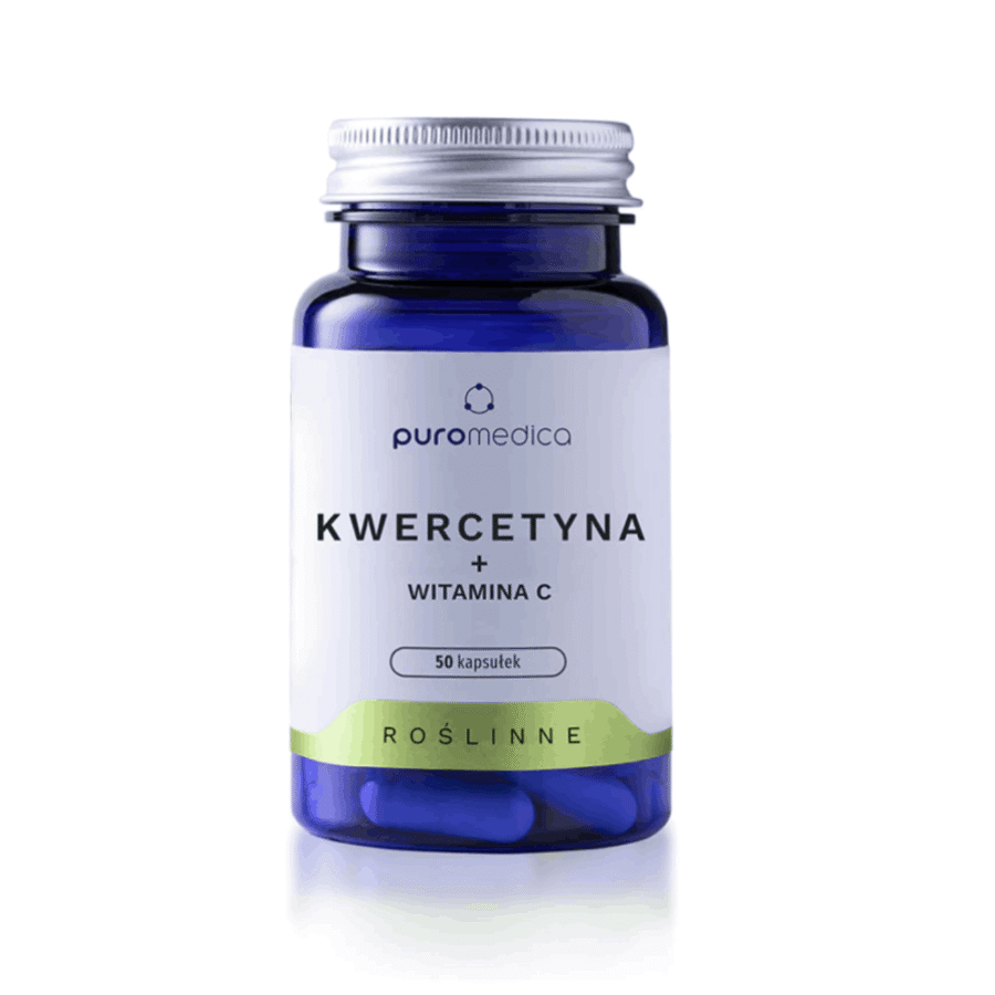 Kwercetyna z witaminą C - Puromedica - 50 kapsułek