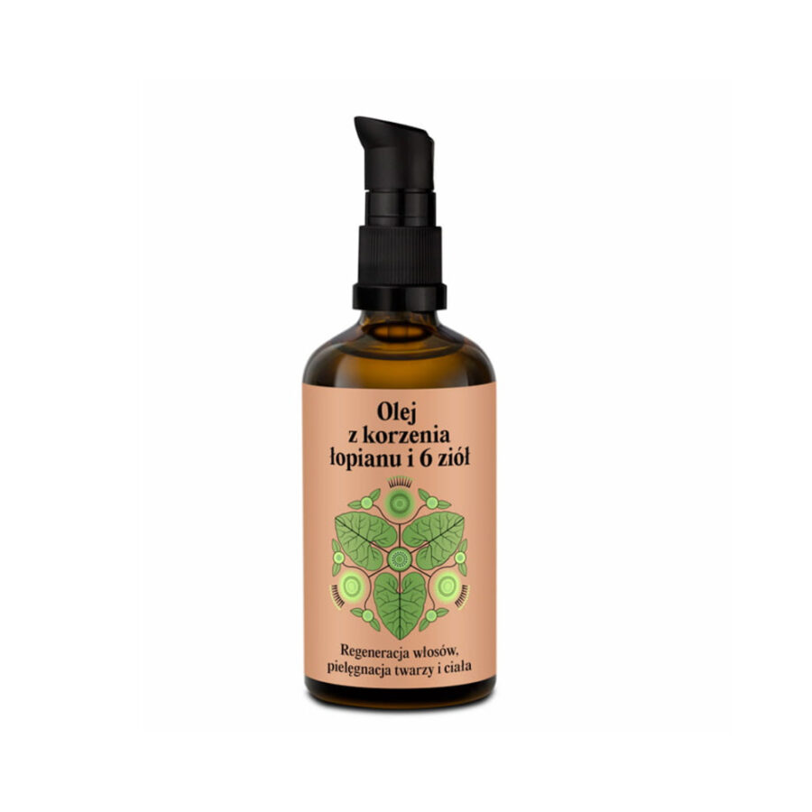 Olej z korzenia łopianu z ziołami - Nami - 100 ml