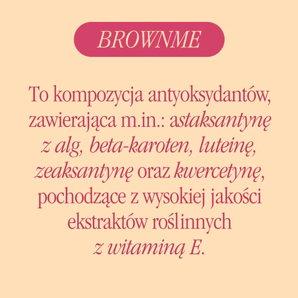 BrownMe - wsparcie podczas opalania - Health Labs Care - 30 kapsułek