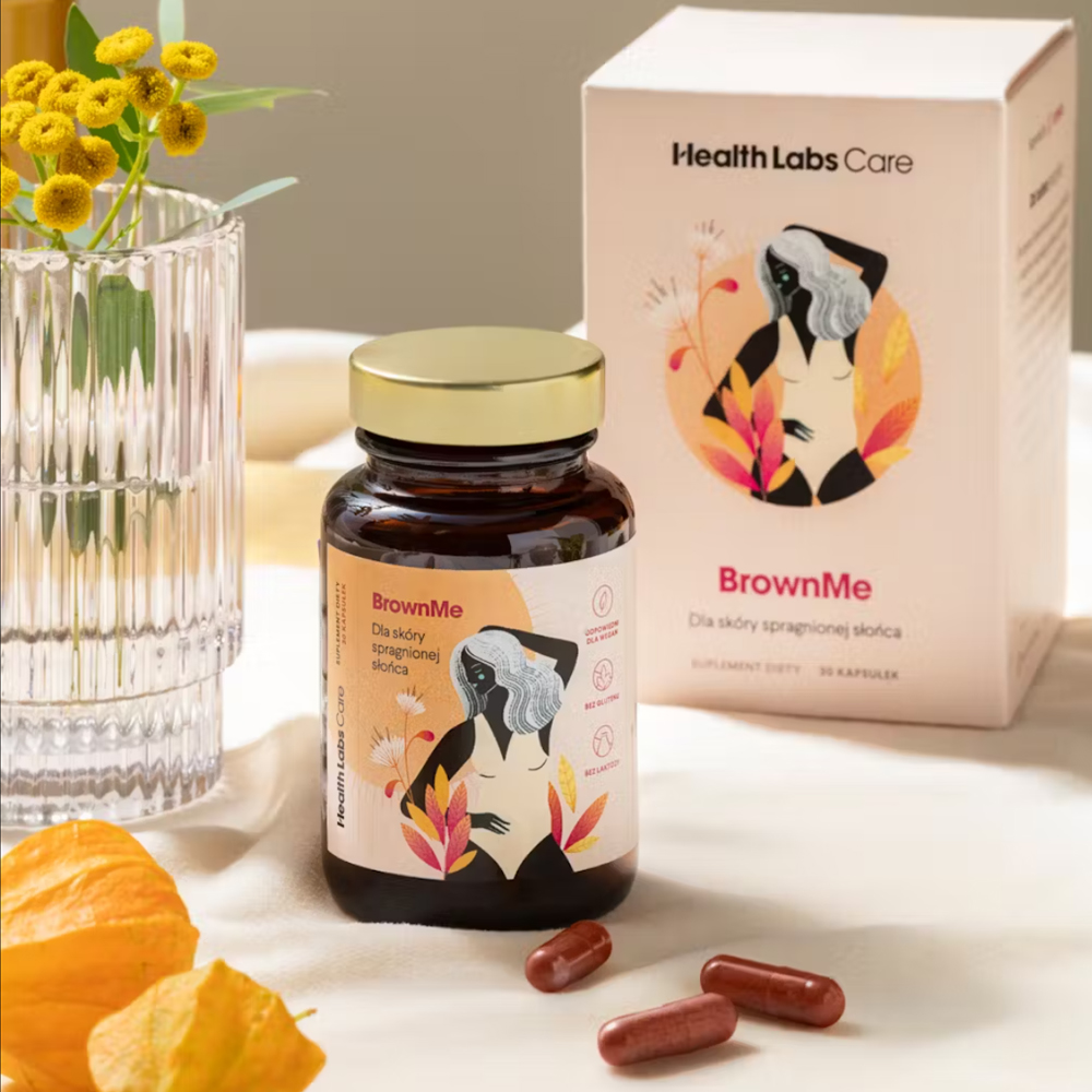 BrownMe - wsparcie podczas opalania - Health Labs Care - 30 kapsułek