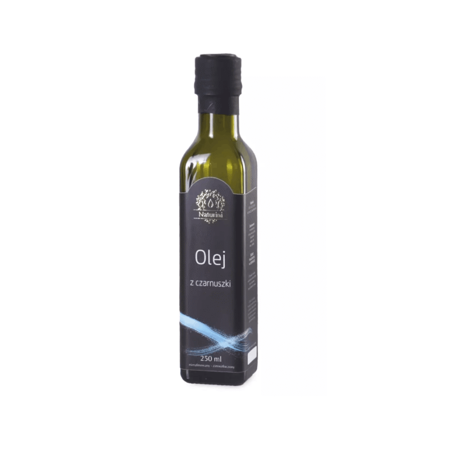 Olej z nasion czarnuszki tłoczony na zimno - Naturini - 250 ml
