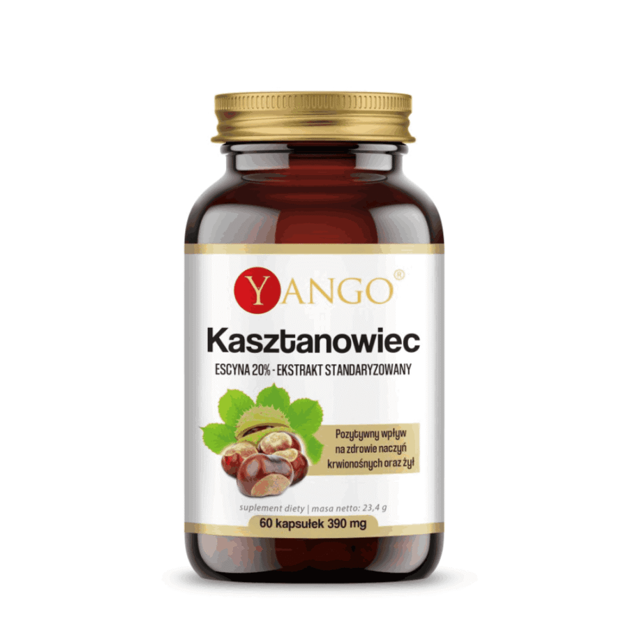 Kasztanowiec Yango - 20% escyny - 60 kapsułek