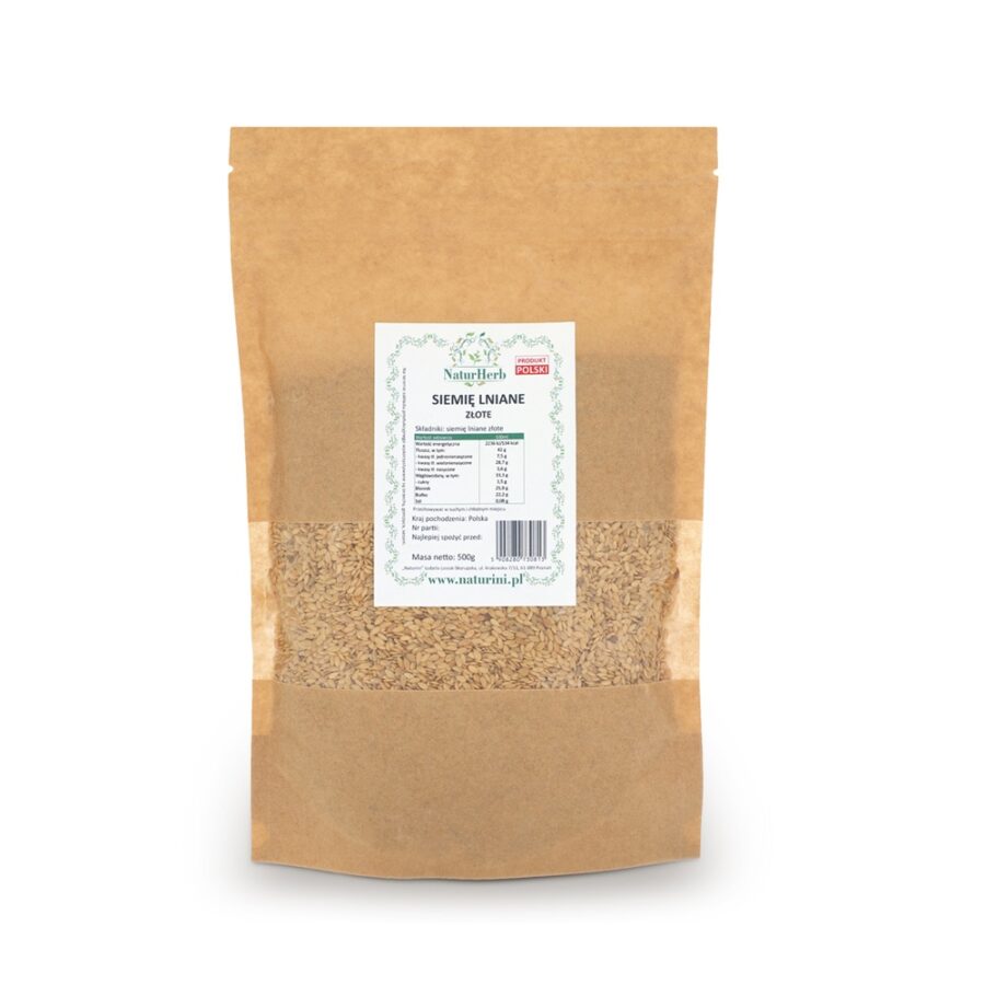 Siemię lniane złote - Naturini - 500 g