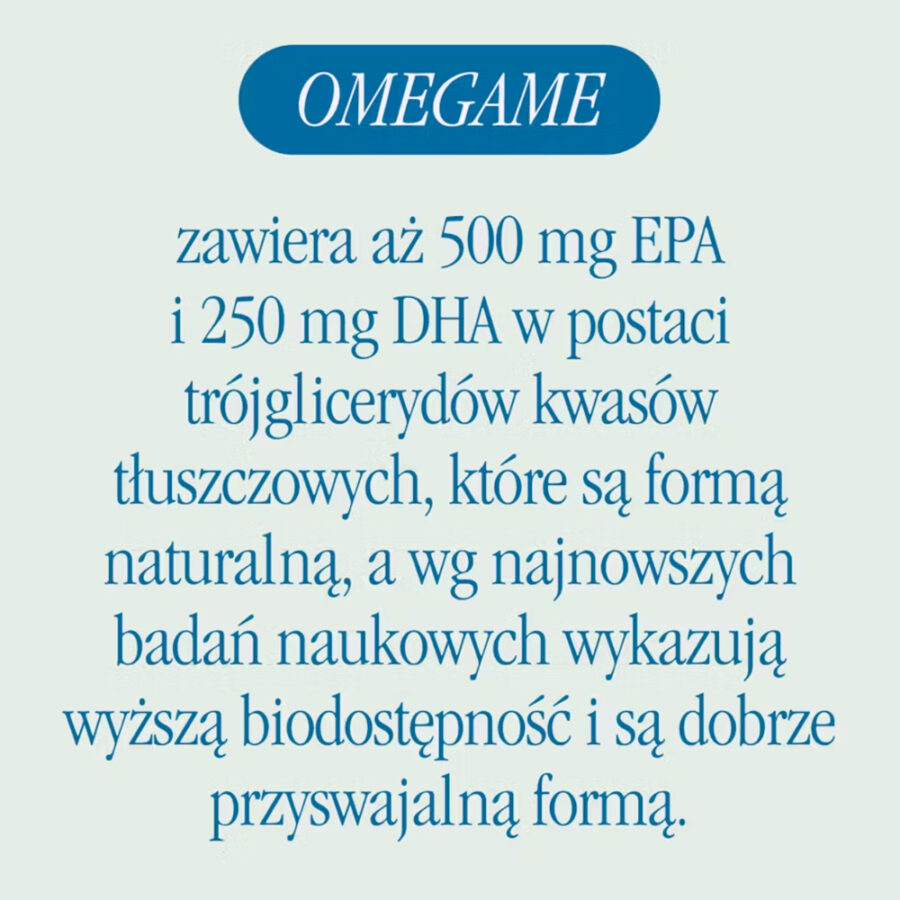 OmegaMe - Omega 3 EPA i DHA z ryb - Health Labs Care - 120 kapsułek