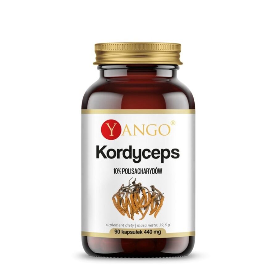 Kordyceps - ekstrakt 10% polisacharydów - Yango - 90 kapsułek