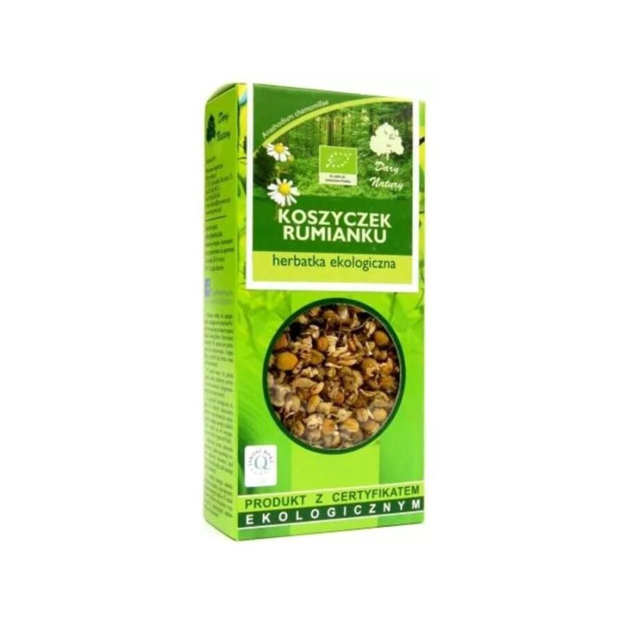 Rumianek ekologiczny - koszyczek - Dary Natury - 25g