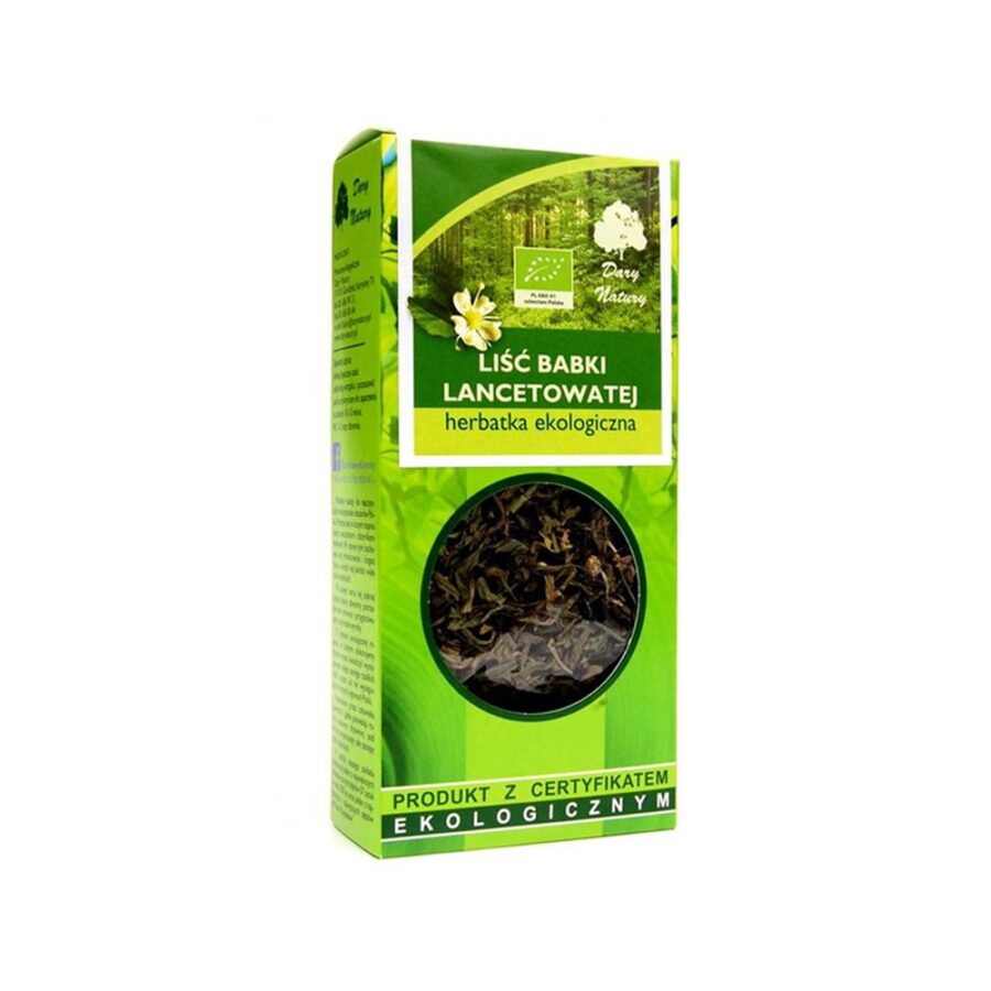 Babka lancetowata Dary Natury - herbata ekologiczna - 25 g