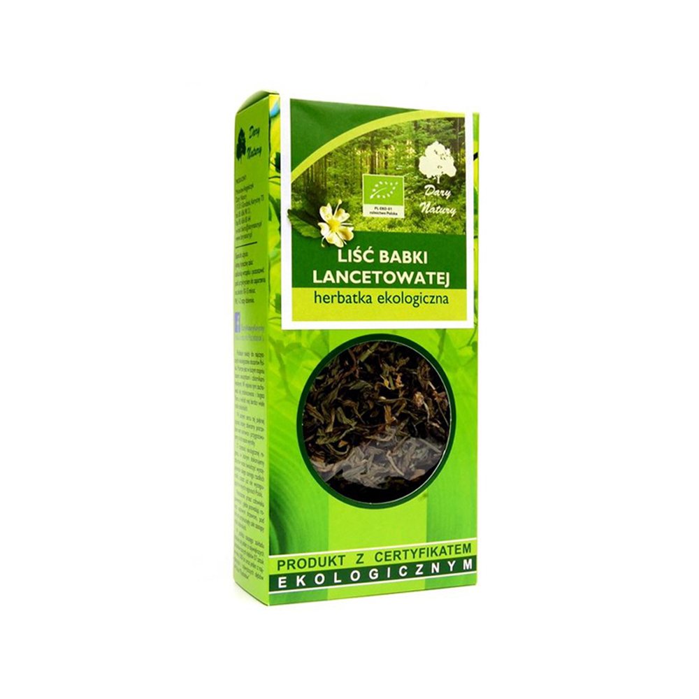 Babka lancetowata - herbata ekologiczna - Dary Natury - 25 g