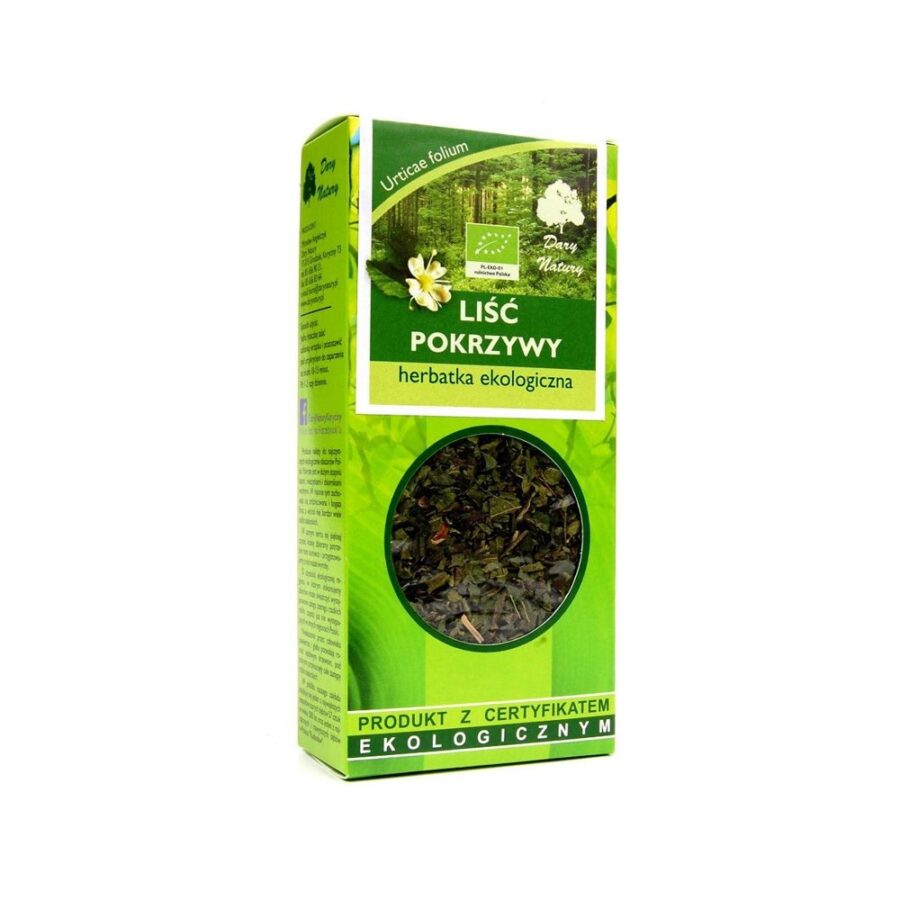 Pokrzywa ekologiczna Dary Natury - liściasta EKO - 25g