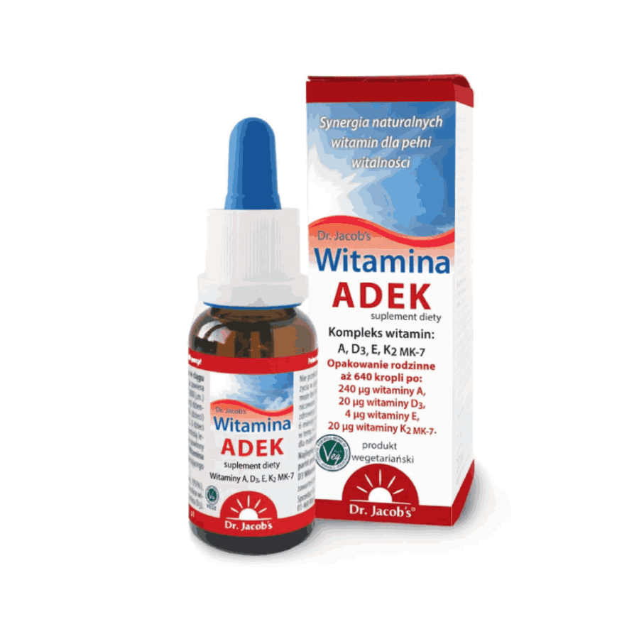Witamina ADEK - Dr. Jacob's - 20 ml