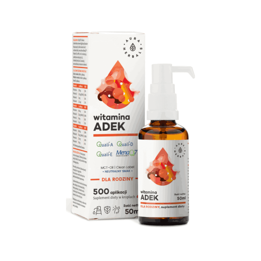 Witamina ADEK dla rodziny - Aura Herbals - 50ml