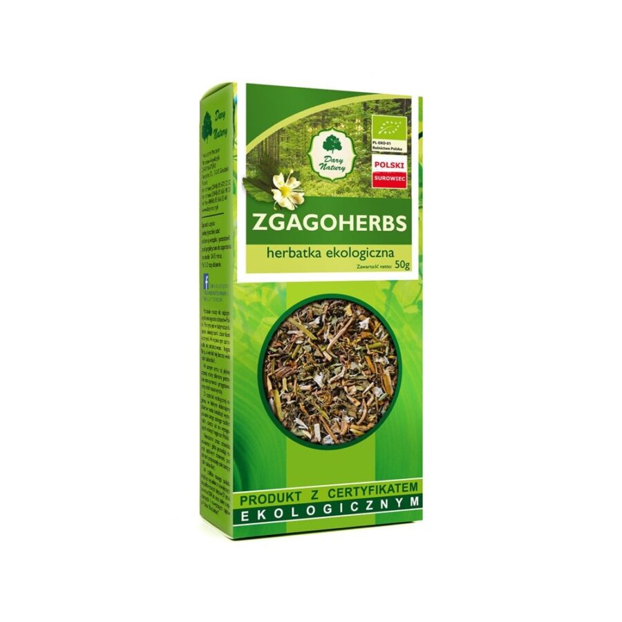 Herbatka zgagoherbs - ekologiczna - Dary Natury - 50g