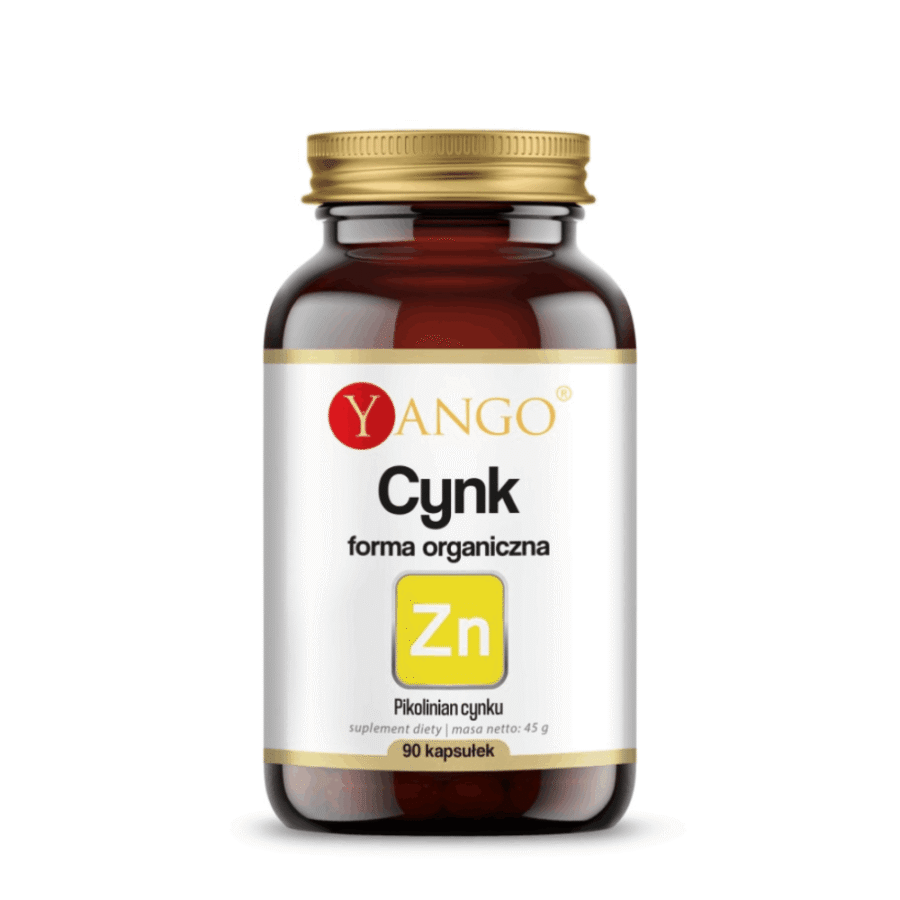 Cynk organiczny Yango - Pikolinian cynku - 90 kapsułek