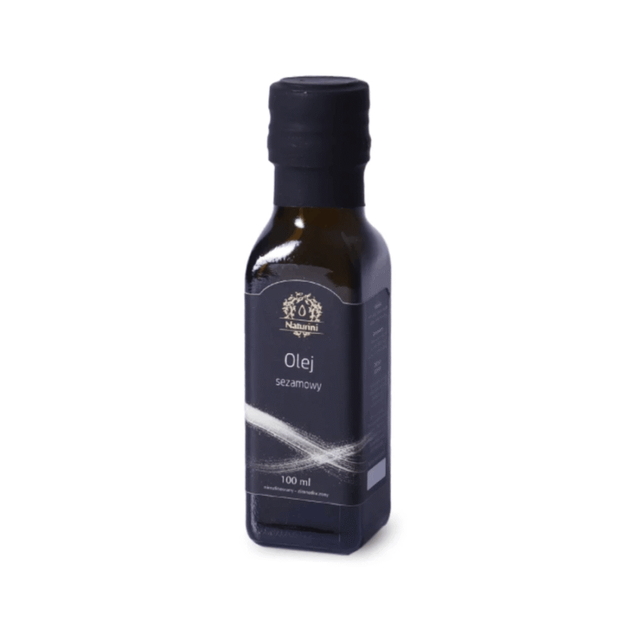 Olej sezamowy biały nierafinowany - Naturini - 100 ml