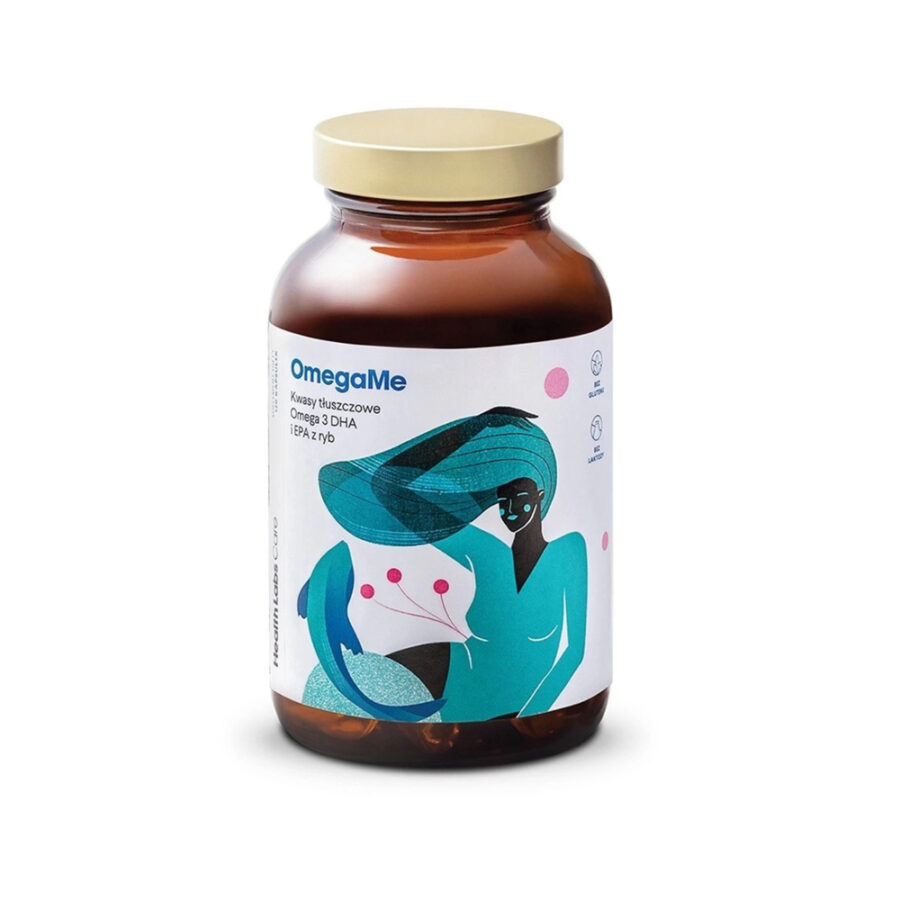 OmegaMe - Omega 3 EPA i DHA z ryb - Health Labs Care - 120 kapsułek