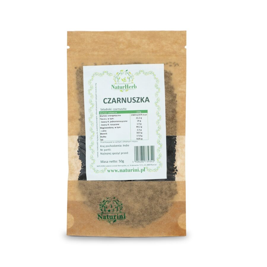 Czarnuszka ziarno - Naturini - 200g