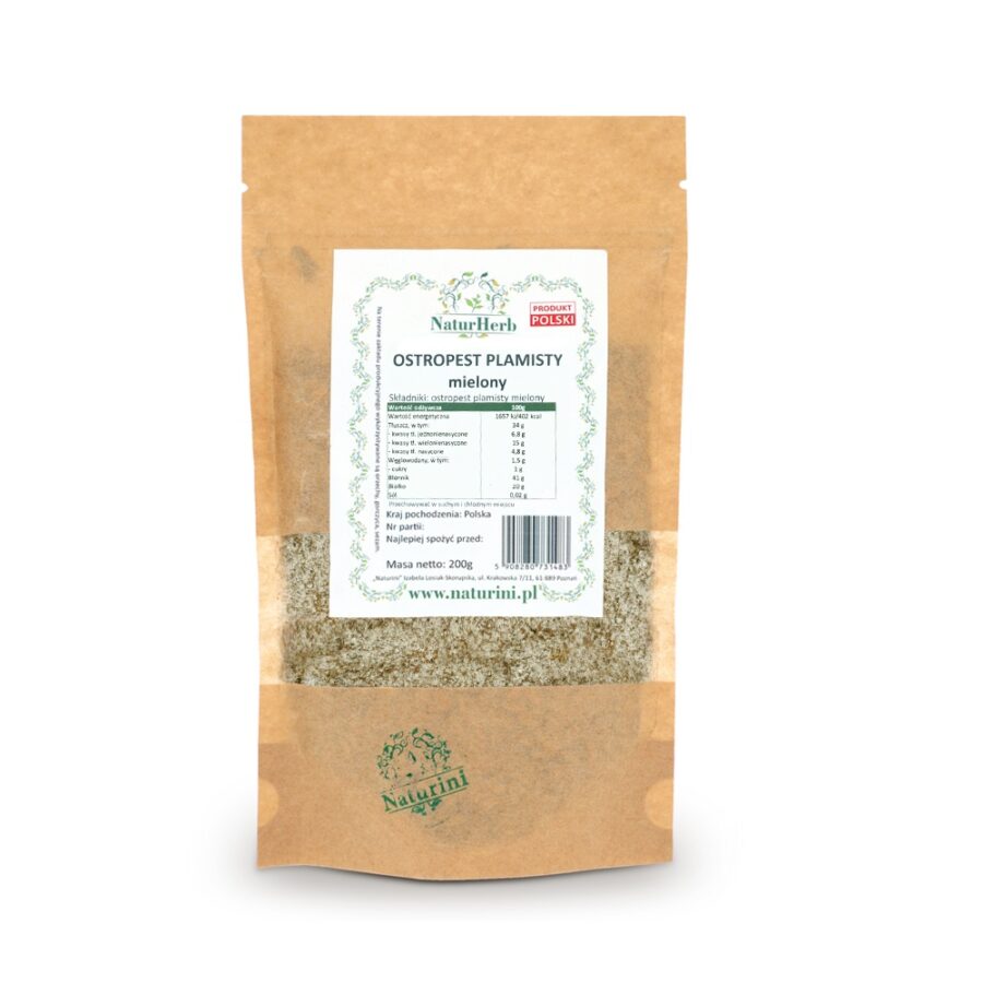 Ostropest plamisty mielony - Naturini - 200 g
