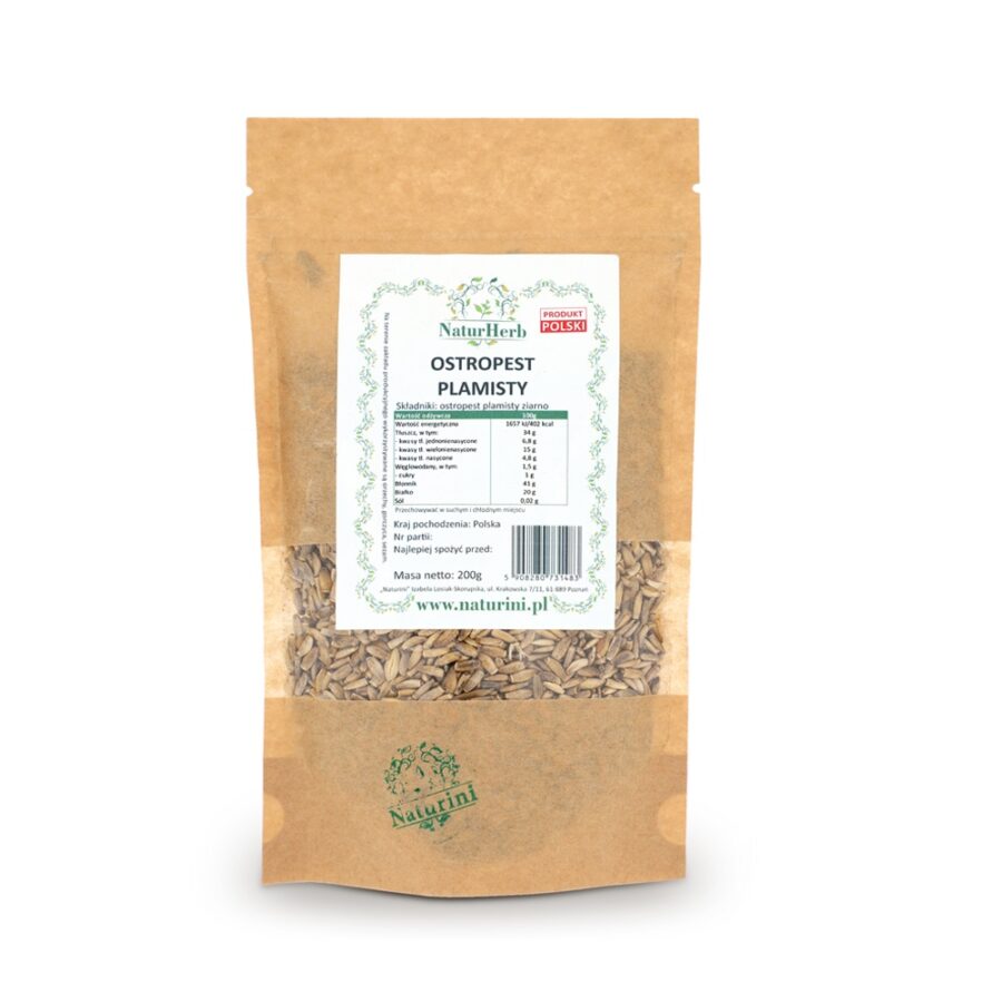 Ostropest plamisty ziarno - Naturini - 200 g