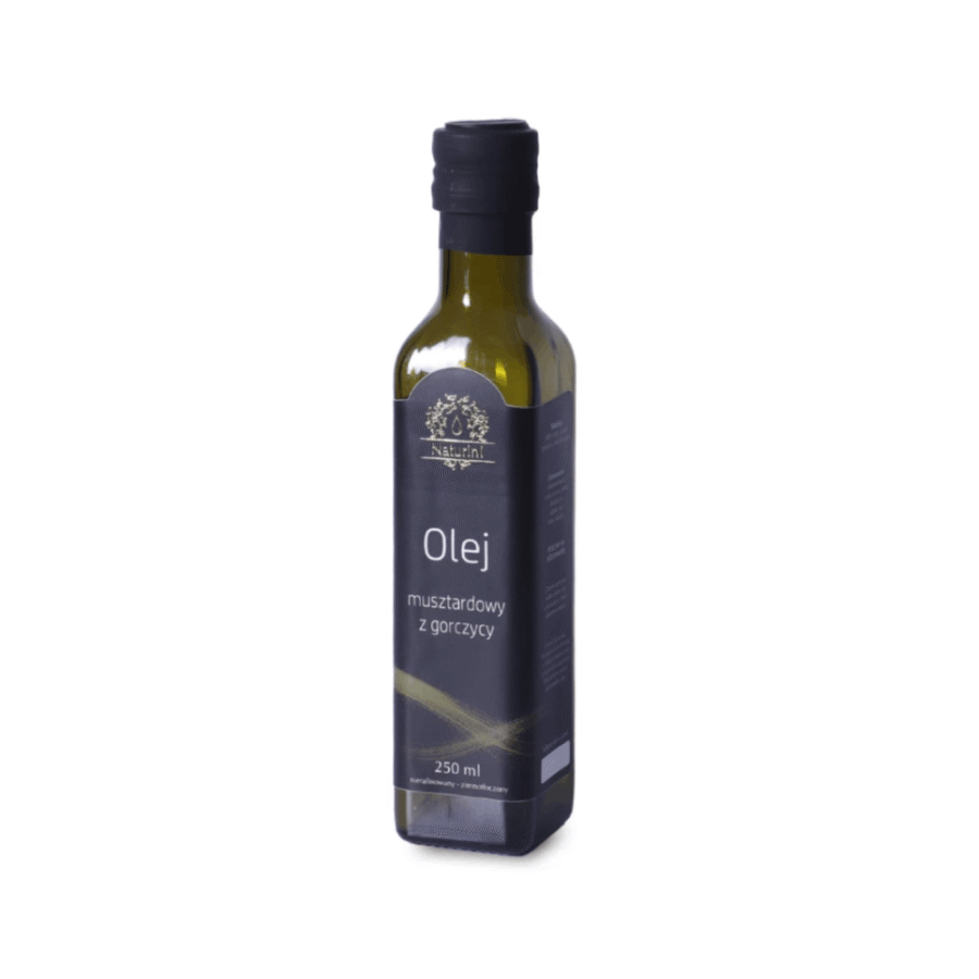 Olej musztardowy z gorczycy - Naturini - 250 ml