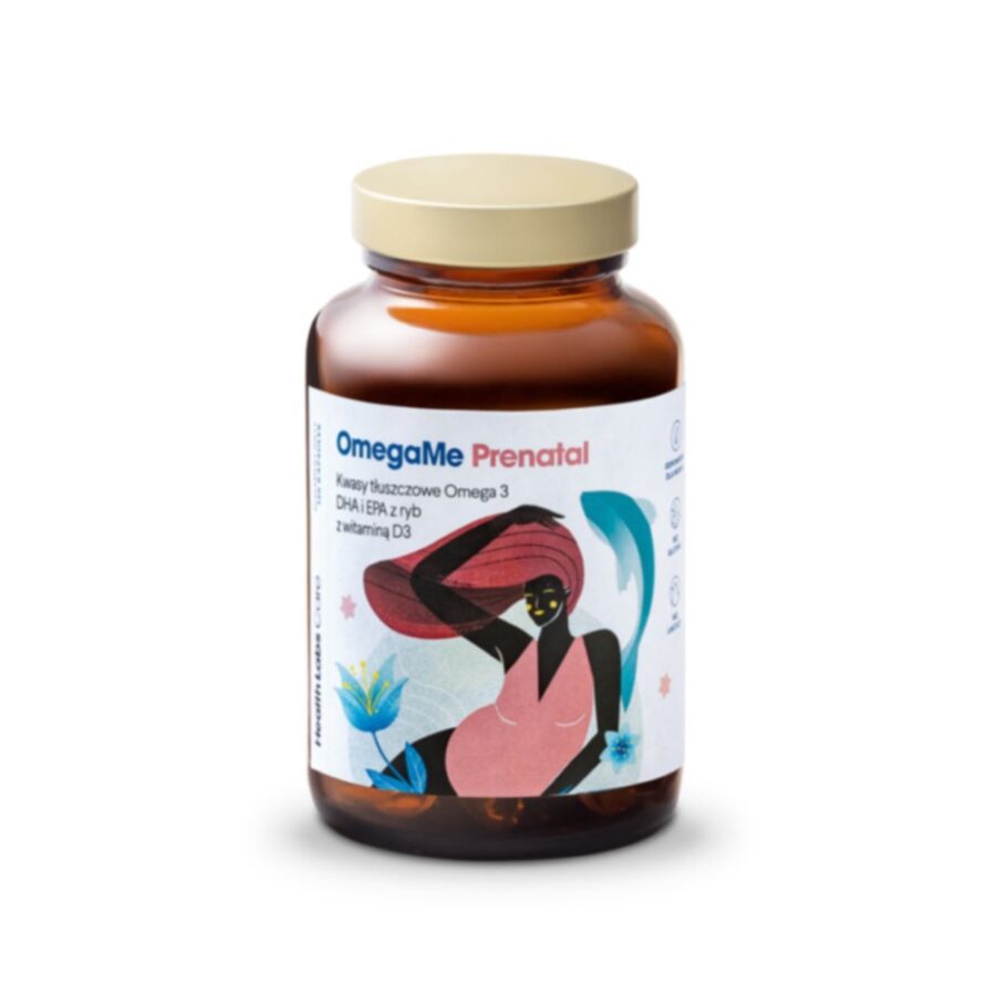OmegaMe Prenatal - DHA i EPA z ryb - Health Labs Care - 60 kapsułek