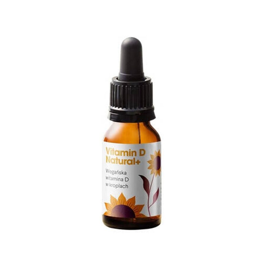 Vitamin D Natural+ w kroplach dla wegan - Health Labs Care - 180 porcji