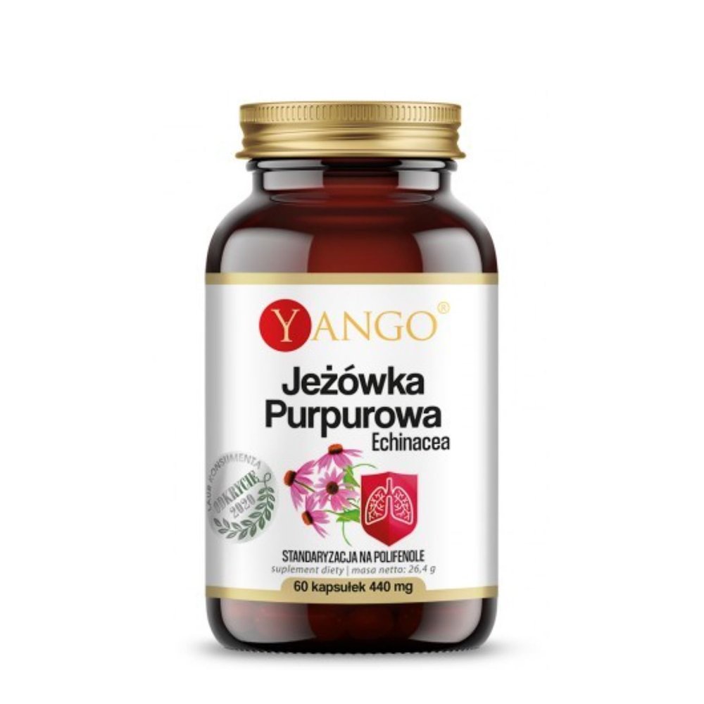 Jeżówka Purpurowa - Echinacea 350 mg - Yango - 60 kapsułek