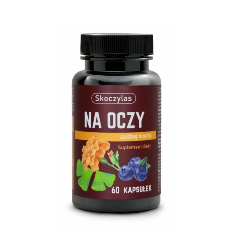 Na oczy - aksamitka - borówka - miłorząb - Skoczylas - 60 kapsułek