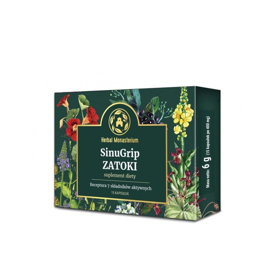 SinuGrip Zatoki - Herbal Monasterium - 15 kapsułek