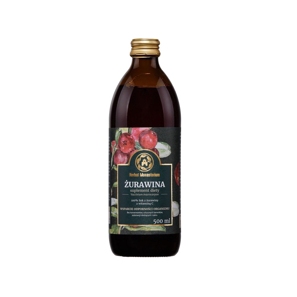 Żurawina sok - Herbal Monasterium - 500 ml