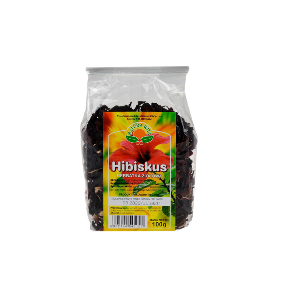 Herbatka Hibiskus Kwiat - Natura Wita - 100g