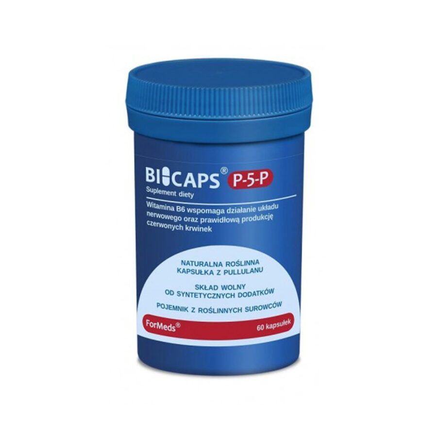 BICAPS P-5-P - Witamina B6 - ForMeds - 60 kapsułek