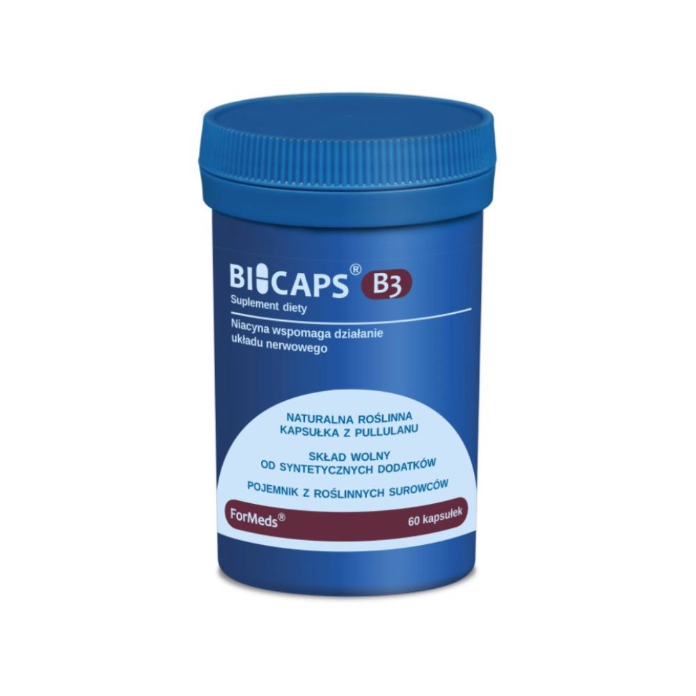 Bicaps B3 - Niacyna - ForMeds - 60 kapsułek