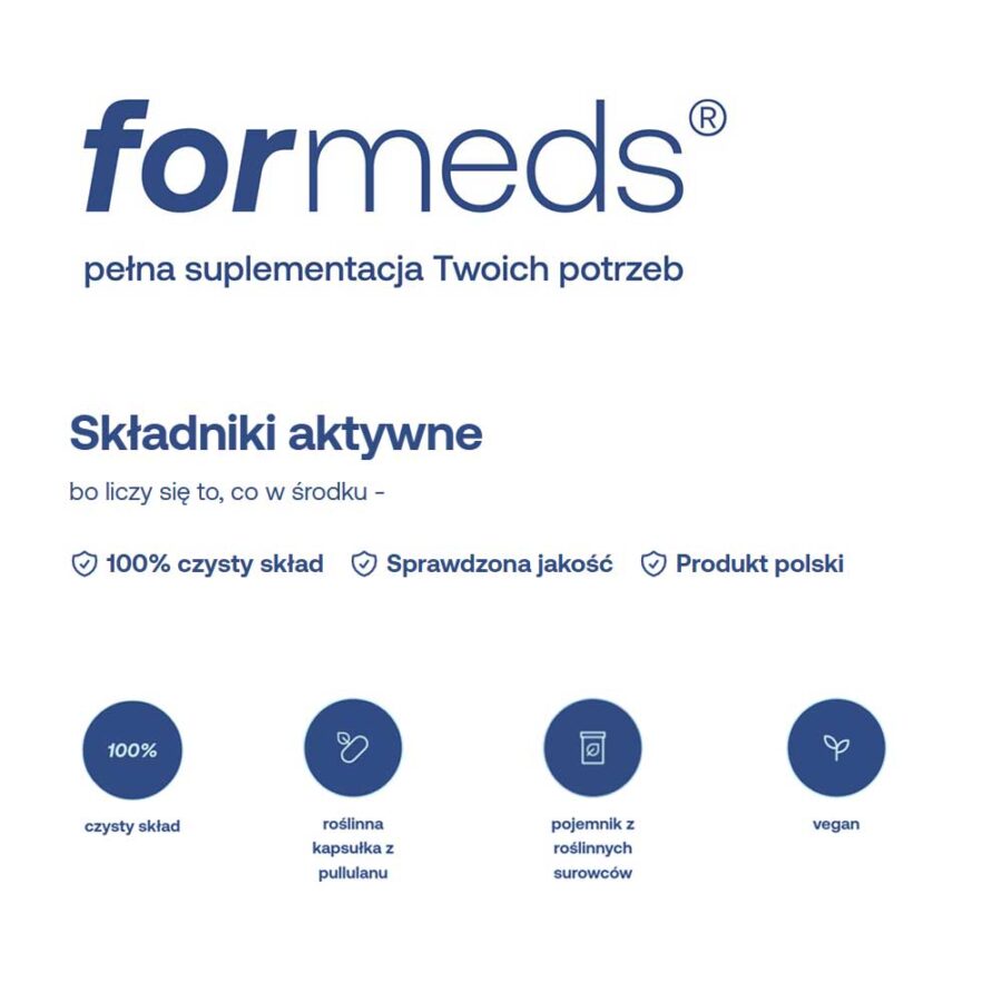 BICAPS mag chelate - diglicynian magnezu - Formeds - 60 kapsułek