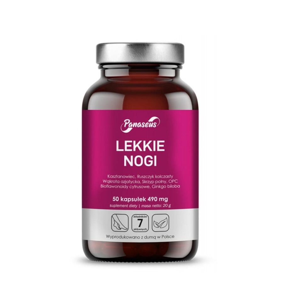 Lekkie nogi - Panaseus - 50 kapsułek