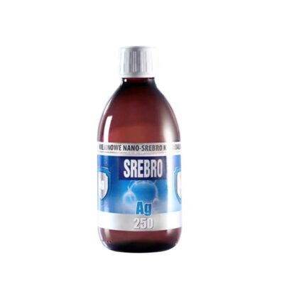 Niejonowe nano-srebro koloidalne Ag 250 Pro aktiv - 25 ppm- 300 ml